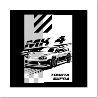 Turbocharged Supra MK4 Posters and Art